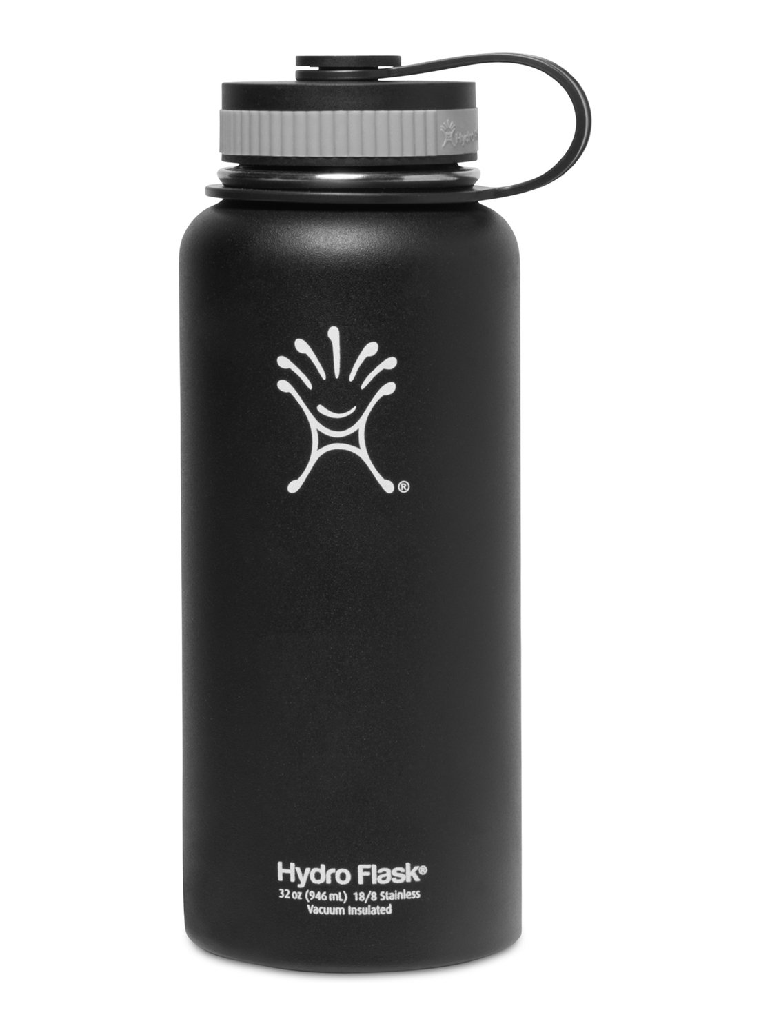 Hydro Flask 32 OZ Wide-Mouth Black Water Bottle CW32001 | DC Shoes