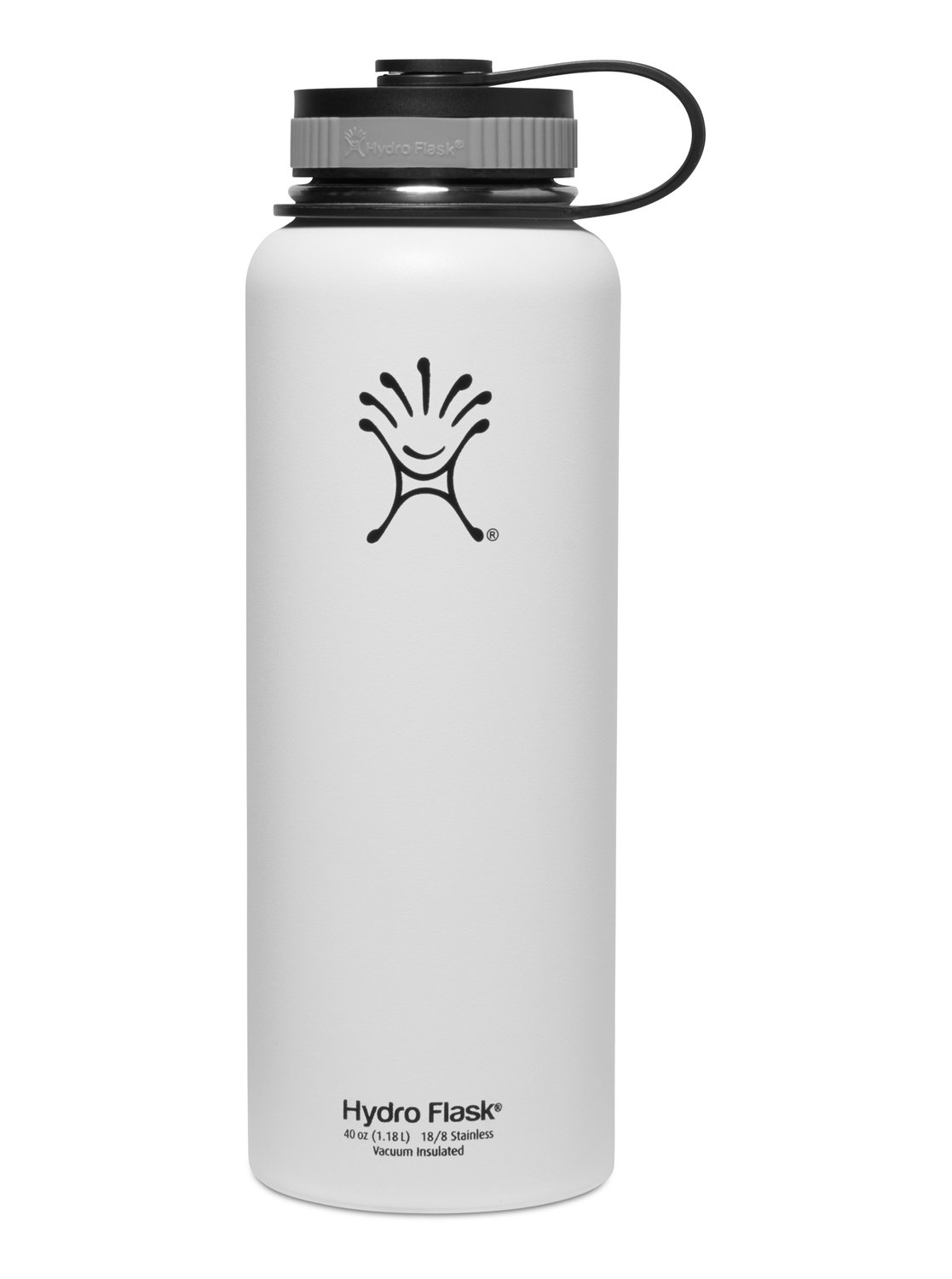 Hydro Flask 40 OZ Wide-Mouth White Water Bottle CW40110 | Quiksilver