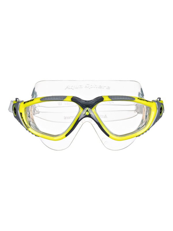 99, Vista - Transparent - Aqua Sphere Masque de Natation, YELLOW DARK GREY (xkyy) 0 Vista - Transparent - Aqua Sphere Masque de Natation QLG172690 Quiksilver