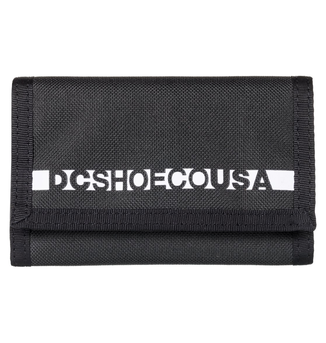 Black Dc Shoe Fabric Wallet Black Dc Shoe Fabric Wallet