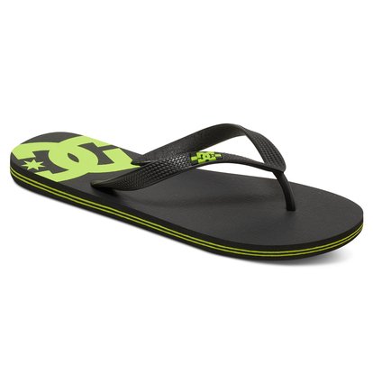 dcshoes, Мужские сланцы Spray, BLACK/LIME (bki) Spray - Flip-Flops 303272