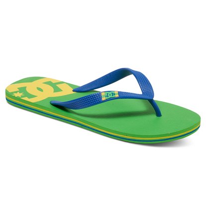 dcshoes, Мужские сланцы Spray, LIME GREEN/OLYMPIAN BLUE (lio) Spray - Flip-Flops 303272