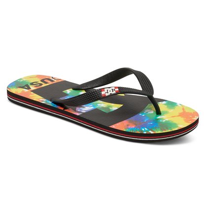 dcshoes, Мужские сланцы Spray Graffik, BLACK MULTI (bk6) SPRAY GRAFFIK 303276