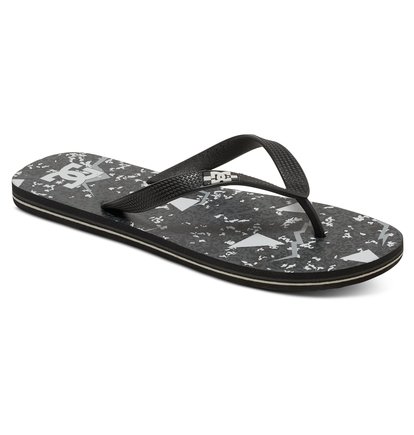dcshoes, Мужские сланцы Spray Graffik, BLACK/PEWTER (kpw) SPRAY GRAFFIK 303276