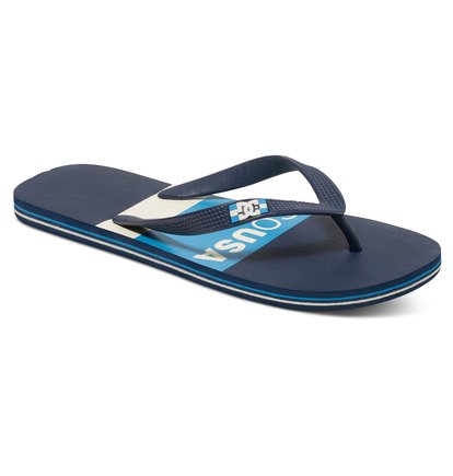 dcshoes, Мужские сланцы Spray Graffik, BLUE/BLUE/YELLOW (xbby) SPRAY GRAFFIK 303276