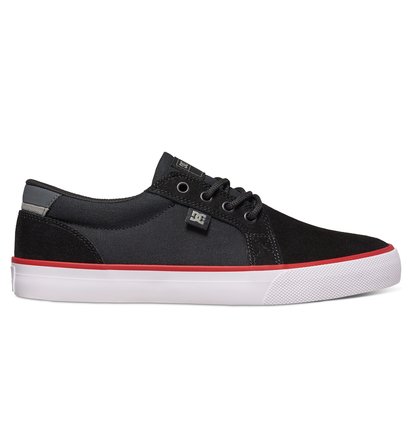 dcshoes, Скейтовые кеды Council S, BLACK/WHITE/RED (bw5) Council S 320174