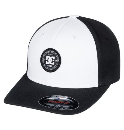 dcshoes, Бейсболка Curve Breaker, BLACK/ SNOW WHITE (xkkw) Curve Breaker - Flexfit Cap ADBHA03062
