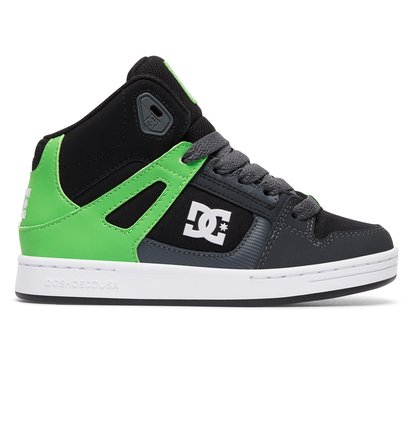 dcshoes, Высокие кеды Rebound SE, GREEN/BLACK/WHITE (xgkw) Rebound SE - High-Top Shoes ADBS100204
