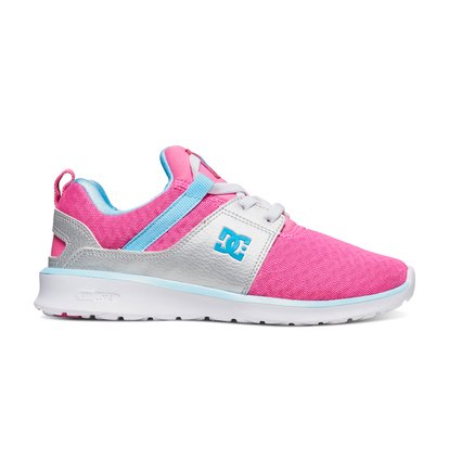 dcshoes, Низкие кеды для девочек Heathrow, PINK WITH SILVER (pws) Heathrow - Low-Top Shoes ADBS700025