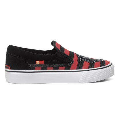 dcshoes, Женские кеды-слипоны Trase X TR, RED/BLACK (rdb) Trase X TR - Slip-On Shoes ADJS300129