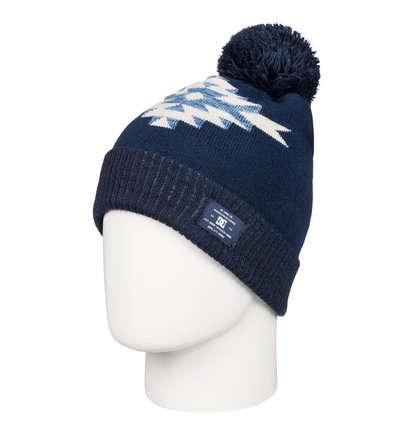 dcshoes, Шапка с помпоном Fractal, BLUE IRIS ETHNIC PRINT (tms1) Fractal - Bobble Hat ADYHA03371
