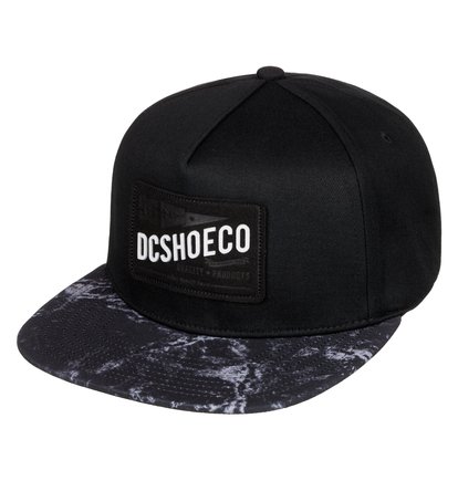 dcshoes, Бейсболка Leatherstan Snapback, BLACK (kvj0) Leatherstan - Snapback Cap ADYHA03427