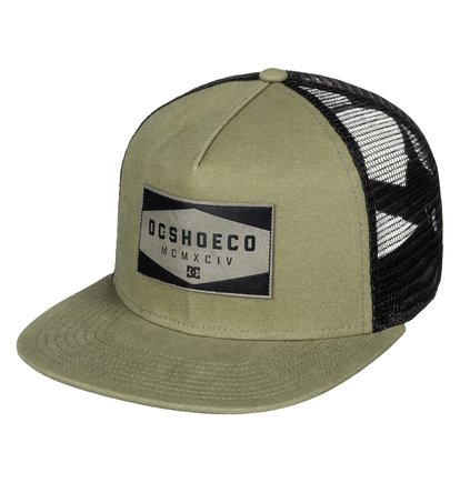 dcshoes, Бейсболка Workstill Trucker, DUSKY GREEN (tpd0) Workstill - Trucker Cap ADYHA03438