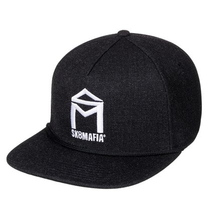 dcshoes, Бейсболка Sk8Mafia Stash, BLACK (kvj0) Sk8Mafia Stash - Snapback Cap ADYHA03469
