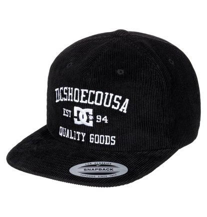 dcshoes, Бейсболка Whaler, BLACK (kvj0) Whaler - Snapback Cap ADYHA03474