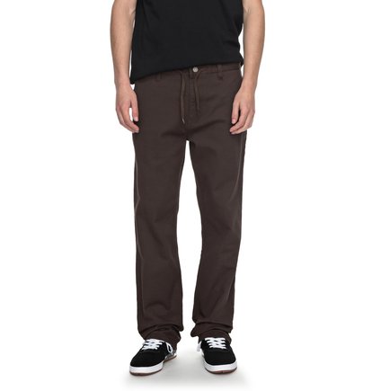 dcshoes, Штаны Wes Kremer Twill Straight, COFFEE BEAN (ctl0) Wes Kremer Twill Straight - Loose Fit Pant ADYNP03032