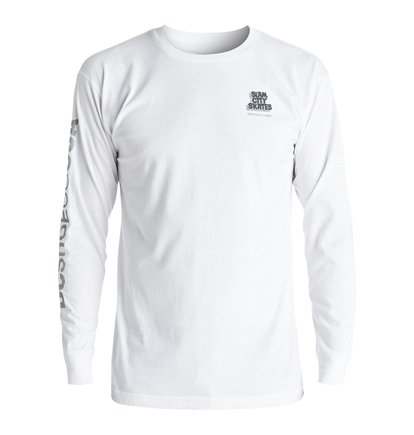 dcshoes, Футболка Slam City Skatesс длинным рукавом, WHITE (wbn0) Slam City - Long Sleeve T-shirt ADYZT04037