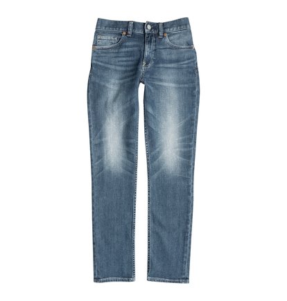 dcshoes, Детские узкие джинсы Washed Light Stone, LIGHT STONE (bprw) Washed Light Stone - Slim Fit Jeans EDBDP03018