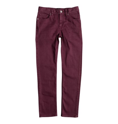 dcshoes, Узкие джинсы Slim Colour, WINDSOR WINE (rsr0) Slim Colour - Slim Fit Jeans EDBDP03033
