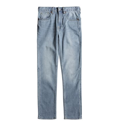 dcshoes, Узкие джинсы Worker Light Indigo Bleach Slim, LIGHT INDIGO BLEACH (bfgw) Worker Light Indigo Bleach Slim - Slim Fit Jeans EDBDP03043