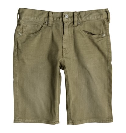 dcshoes, Джинсовые Детские шорты Colour Straight, DUSKY GREEN (tpd0) Colour Straight - Denim Shorts EDBDS03004