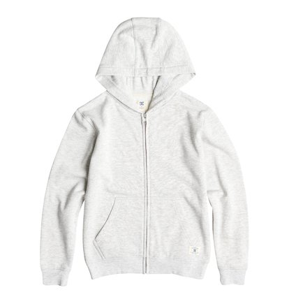 dcshoes, Худи на молнии Rebel для мальчиков, LIGHT HEATHER GREY (seyh) Rebel - Zip-Up Hoodie EDBFT03034