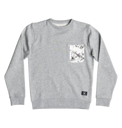 dcshoes, Толстовка Sykes, GREY HEATHER (knfh) Sykes - Sweatshirt EDBFT03099