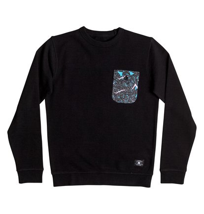 dcshoes, Толстовка Sykes, BLACK (kvj0) Sykes - Sweatshirt EDBFT03099
