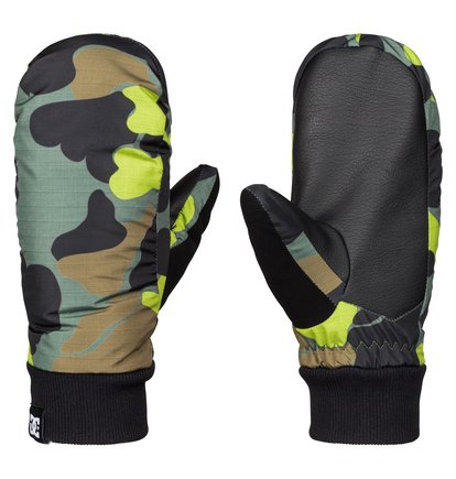 dcshoes, Сноубордические варежки Flag, CAMOUFLAGE LODGE YOUTH (gha7) Flag - Snow Mittens EDBHN03004