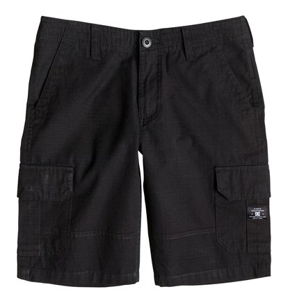 dcshoes, Детские шорты Ripstop Cargo (8-16 лет), BLACK (kvj0) Ripstop Cargo - Shorts EDBWS03016