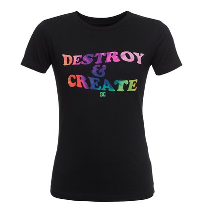 dcshoes, Футболка Destroy Create, BLACK (kvj0) Destroy Create - T-Shirt EDJZT03087