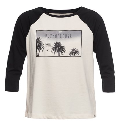 dcshoes, Футболка Paloma 3/4 Raglan, RAINY DAY (sew0) Paloma 3/4 Raglan - 3/4 Sleeve T-Shirt EDJZT03089