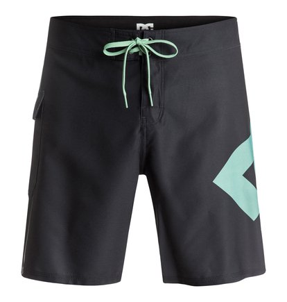 dcshoes, Бордшорты Lanai 18", BLACK/MALACHITE GREEN (xkkg) Lanai 18" - Board Shorts EDYBS03057