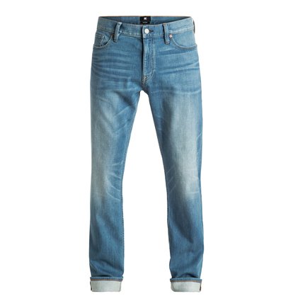 dcshoes, Прямые джинсы Washed Indigo Bleach, MEDIUM INDIGO BLEACH (bjdw) Washed Indigo Bleach - Straight Fit Jeans EDYDP03285