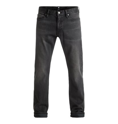 dcshoes, Прямые джинсы Washed Medium Grey, MEDIUM GREY (kpvw) Washed Medium Grey - Straight Fit Jeans EDYDP03298
