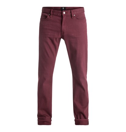 dcshoes, Прямые джинсы Straight Colour, WINDSOR WINE (rsr0) Straight Colour - Straight Fit Jeans EDYDP03300