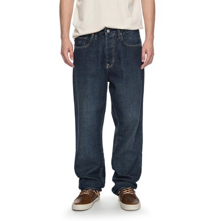 dcshoes, Широкие джинсы Worker Stone Wash Relaxed, STONE WASH (bhlw) Worker Stone Wash Relaxed - Relaxed Fit Jeans EDYDP03323