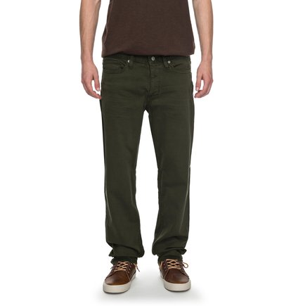 dcshoes, Прямые джинсы Sumner Straight, DARK OLIVE (csn0) Sumner Straight - Straight Fit Jeans EDYDP03330
