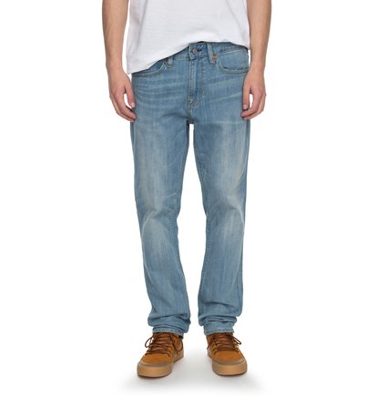 dcshoes, Узкие джинсы Worker Light Indigo Bleach Slim, LIGHT INDIGO BLEACH (bfgw) Worker Light Indigo Bleach Slim - Slim Fit Jeans EDYDP03334