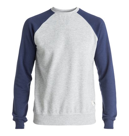 dcshoes, Толстовка Rebel Raglan, GREY HEATHER/SUMMER BLUES (xssb) Rebel Raglan - Sweatshirt EDYFT03185