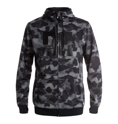 dcshoes, Катальная Толстовка на молнии Snowstar, CAMOUFLAGE LODGE GREY (kpf6) Snowstar - Zip-Up Technical Hoodie EDYFT03232