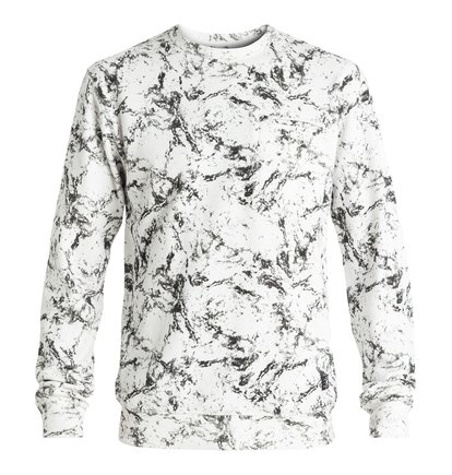 dcshoes, Толстовка Lenox, LILY WHITE STORM PRINT (wcq1) Lenox - Sweatshirt EDYFT03268