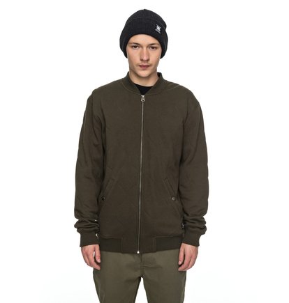 dcshoes, Стеганый бомбер Leland, DARK OLIVE (csn0) Leland - Quilted Jersey Bomber EDYFT03310