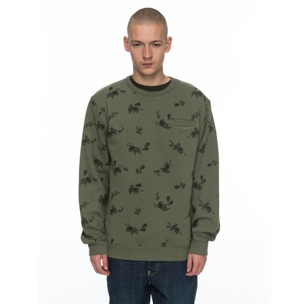 dcshoes, Свитшот Ranstead, VINTAGE GREEN TIGER AMBUSH (gzj6) Ranstead - Sweatshirt EDYFT03321