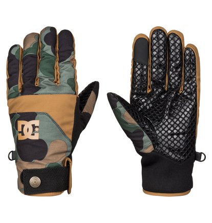 dcshoes, Сноубордические перчатки Antuco, CAMOUFLAGE LODGE MEN (gph6) Antuco - Snow Gloves EDYHN03015