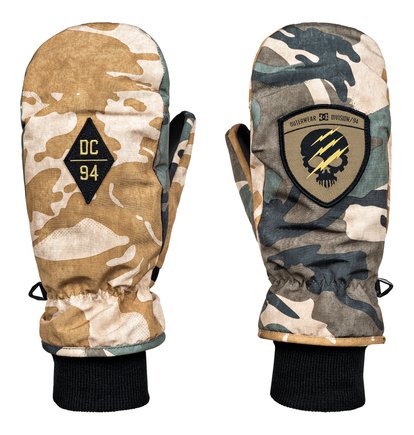 dcshoes, Сноубордические варежки Shelter, BRITISH WOODLAND CAMO (crg7) Shelter - Snowboard/Ski Mittens EDYHN03024