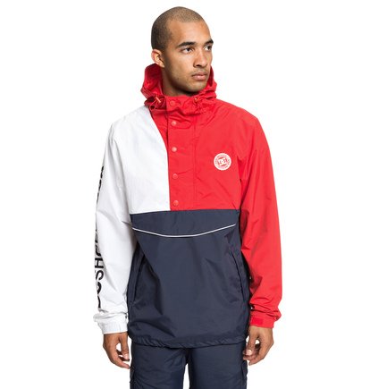 Conbren - Anorak à capuche imperméable pour Homme - Bleu - DC Shoes