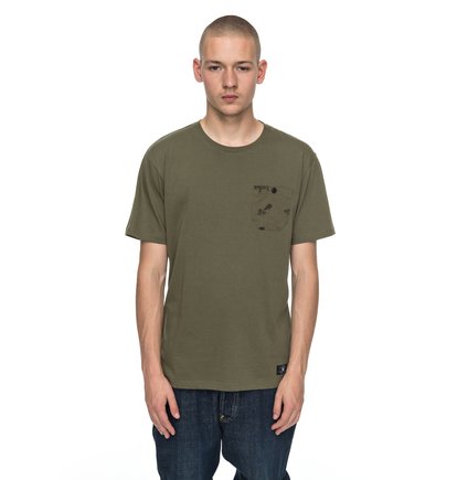 dcshoes, Футболка Waterglen, VINTAGE GREEN TIGER AMBUSH (gzj6) Waterglen - T-Shirt EDYKT03346