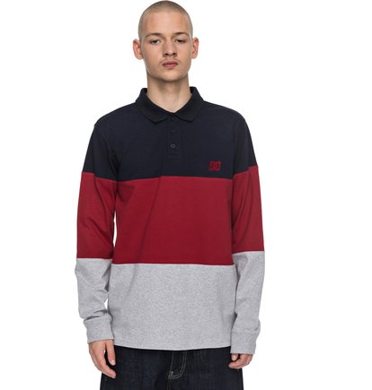 dcshoes, Рубашка-поло с длинным рукавом 94 Heritage, DARK INDIGO (byj0) 94 Heritage - Long Sleeve Polo Shirt EDYKT03353
