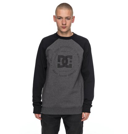 dcshoes, Свитшот Rebuilt Raglan, CHARCOAL HEATHER (kteh) Rebuilt Raglan - Sweatshirt EDYSF03122